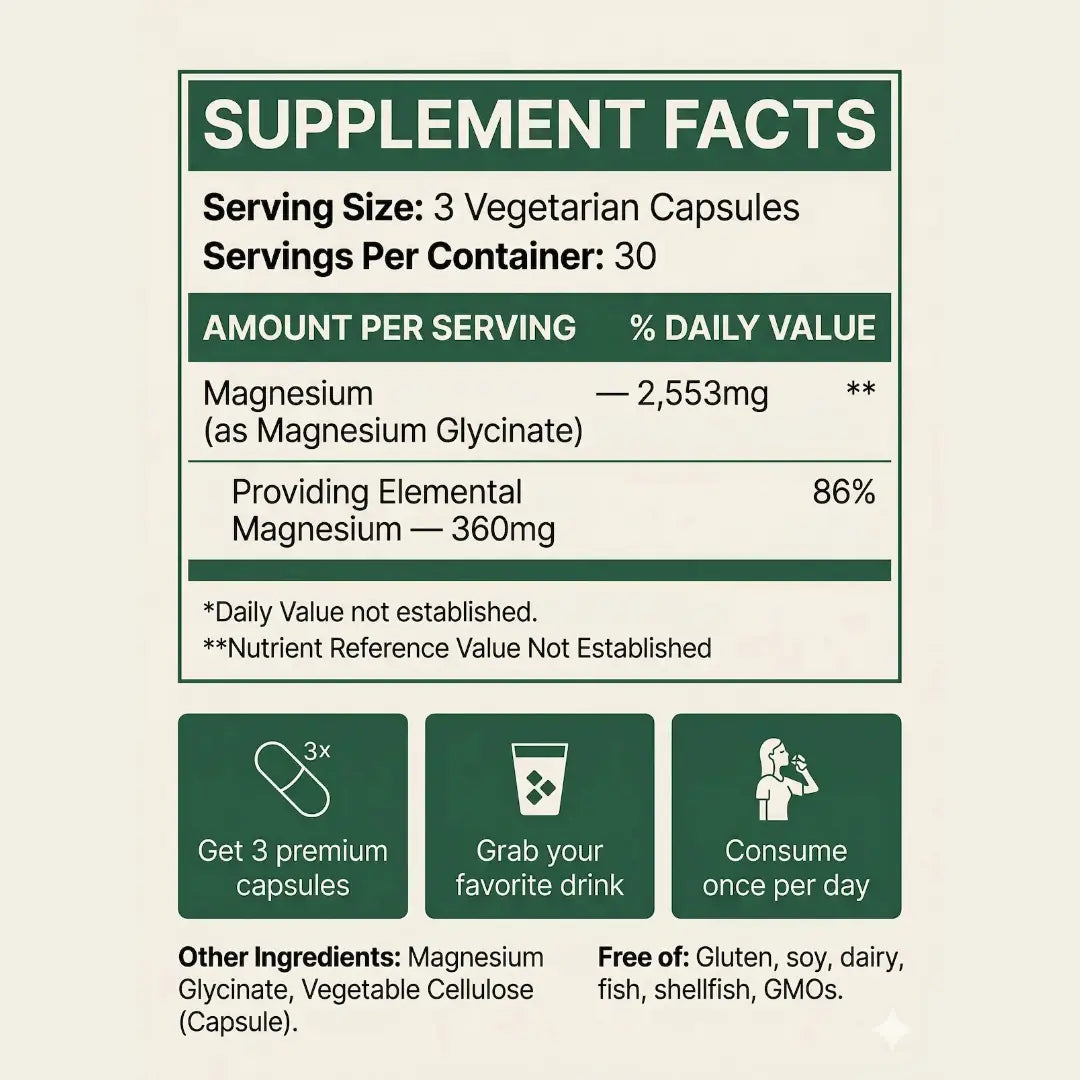 Pure Magnesium Glycinate